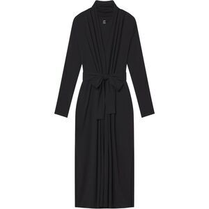 New $178 Lunya Slumberknit Maxi Robe in Black Women's Medium